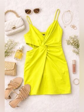 Zara | Dresses | Zara Liquid Gold Rhinestone Strap Foil Mini Dress |  Poshmark